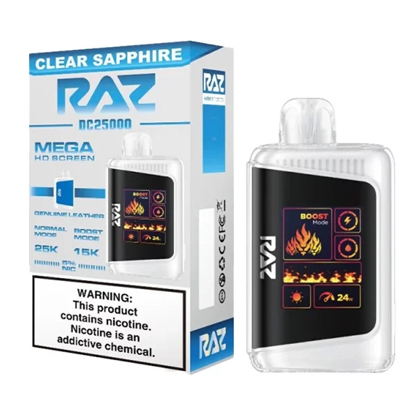 RAZ 25K CLEAR SAPPHIRE
