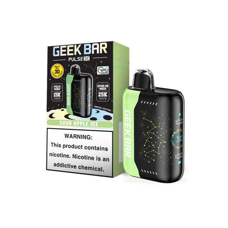 GEEK 25K SOUR APPLE ICE