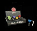 HILLSIDE GLASS 6PK BOX HONEY COMB MARTINI HANDLE